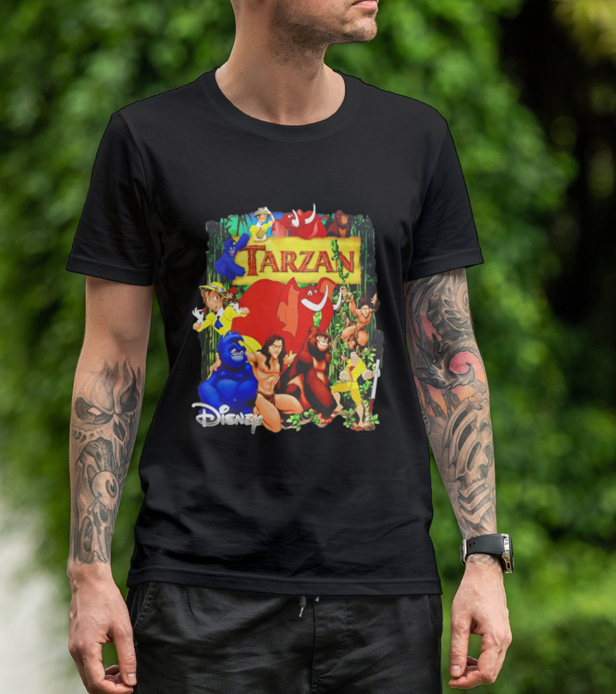 Disney Tarzan Characters Jane Porter Terk Adventure T-Shirt