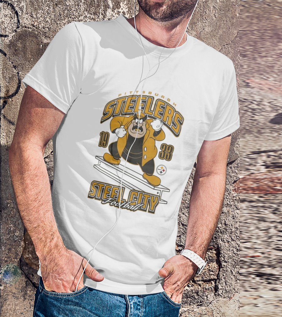 1933 Pittsburgh Steelers Steel City Football T-Shirt