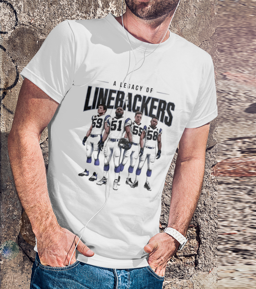 Carolina Panthers A Legacy Of Linebackers T-Shirt