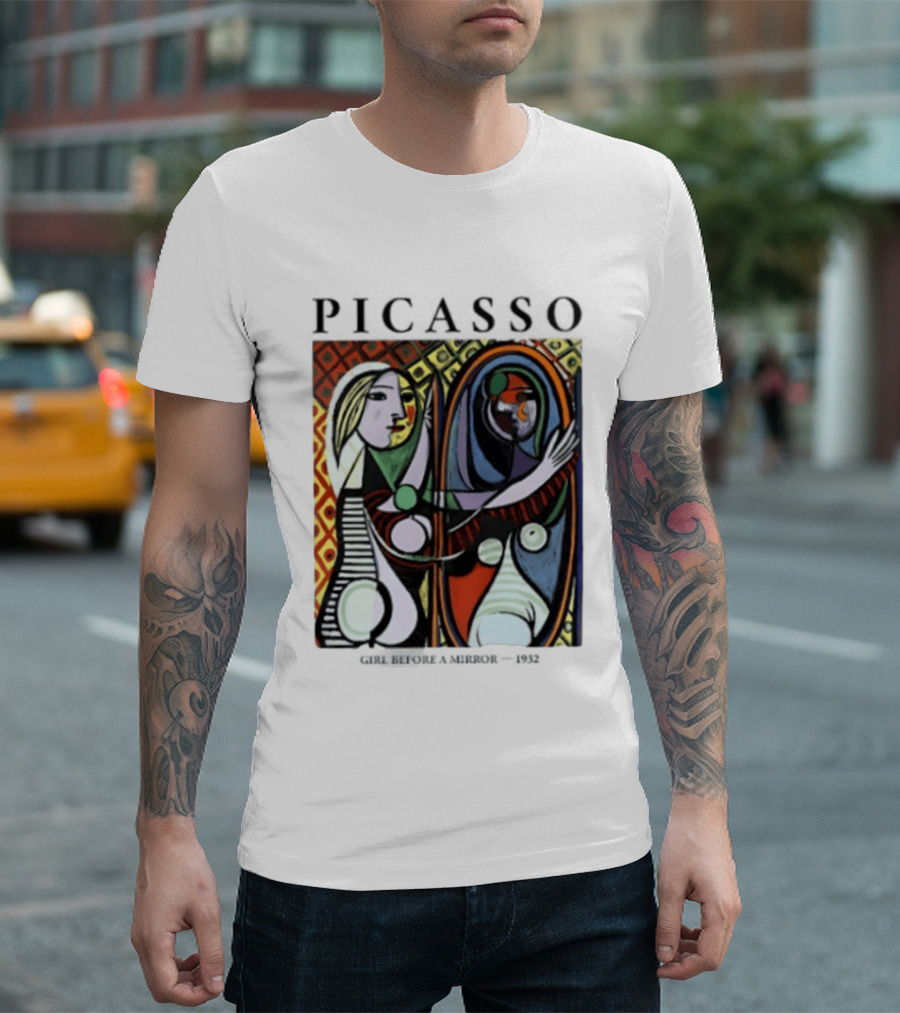 Pablo Picasso Girl Before A Mirror Painting T-Shirt