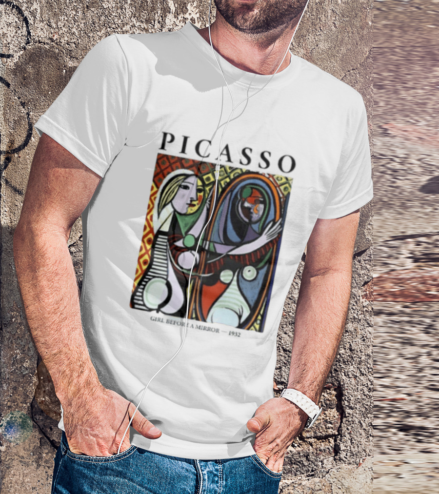 Pablo Picasso Girl Before A Mirror Painting T-Shirt