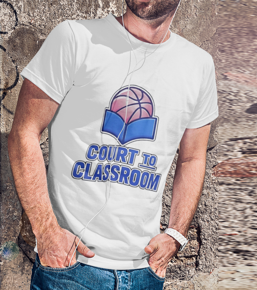 Basketball In Education Court To Classroom Empowerment T-Shirt