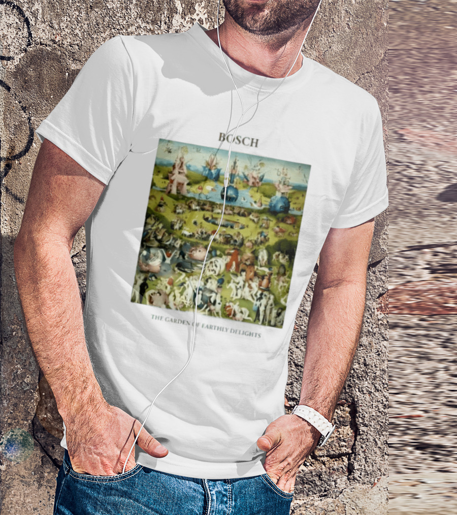 Bosch The Garden Of Earthly Delights Painting T-Shirt