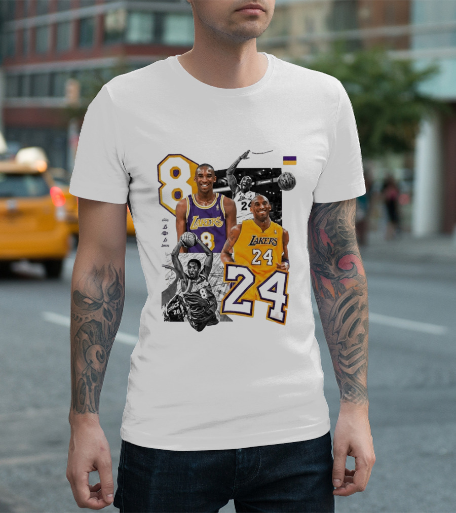 Kobe Bryant Los Angeles Lakers 8 24 Mamba Day T-Shirt