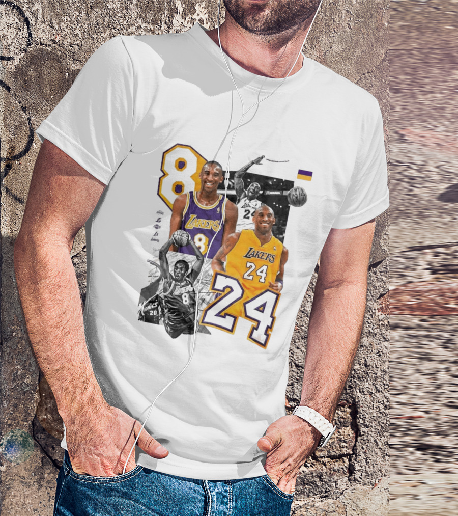 Kobe Bryant Los Angeles Lakers 8 24 Mamba Day T-Shirt