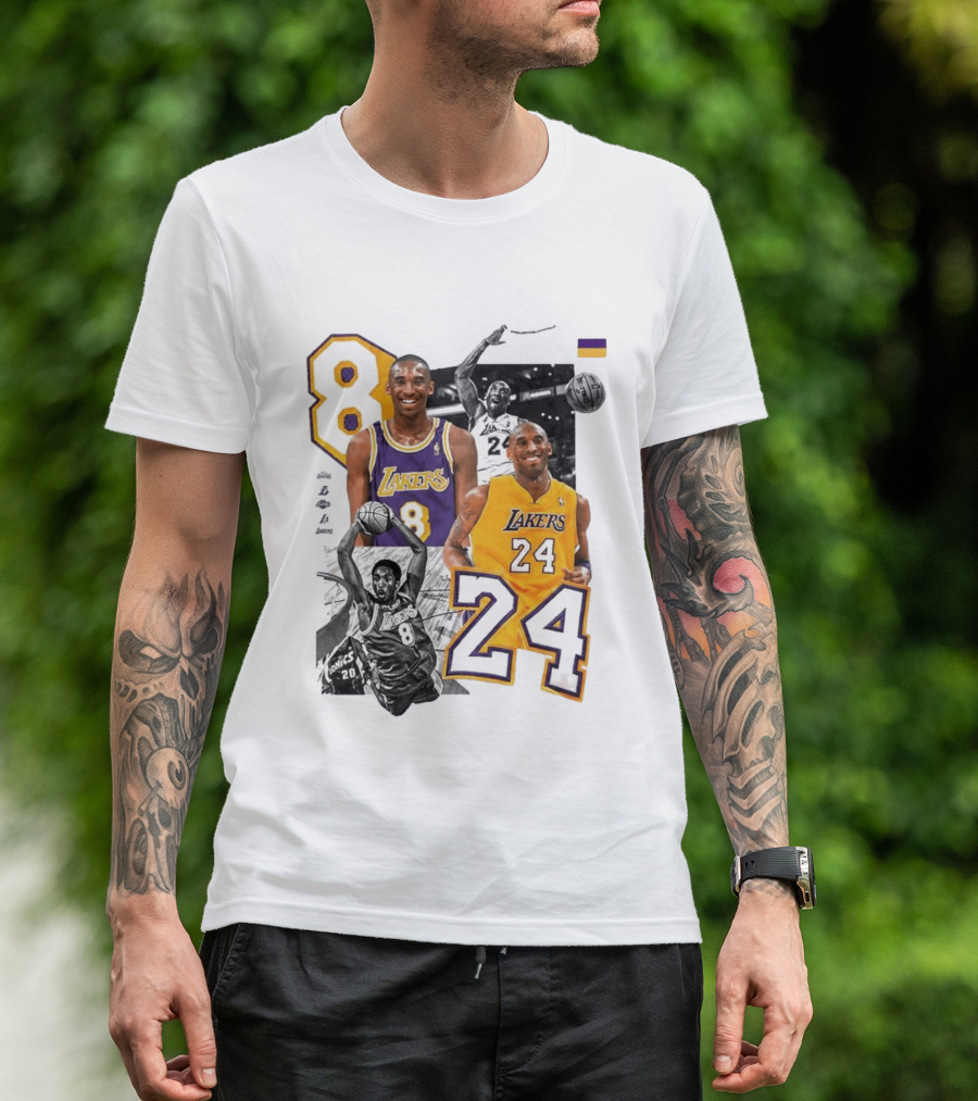Kobe Bryant Los Angeles Lakers 8 24 Mamba Day T-Shirt