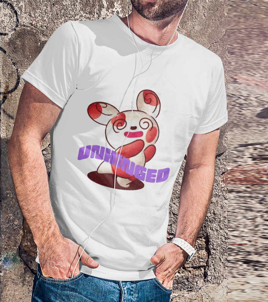 Spinda Unhinged Bunny Rabbit Cartoon Spiral Eyes T-Shirt