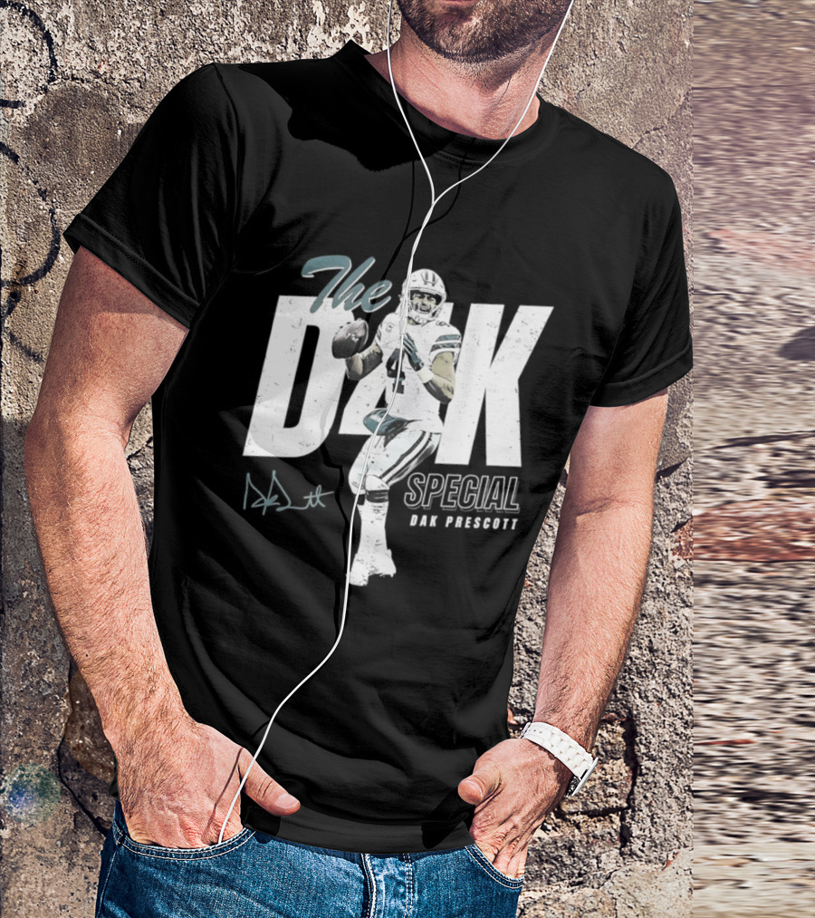 The D4k Special Dak Prescott Dallas Cowboys Football Player T-Shirt