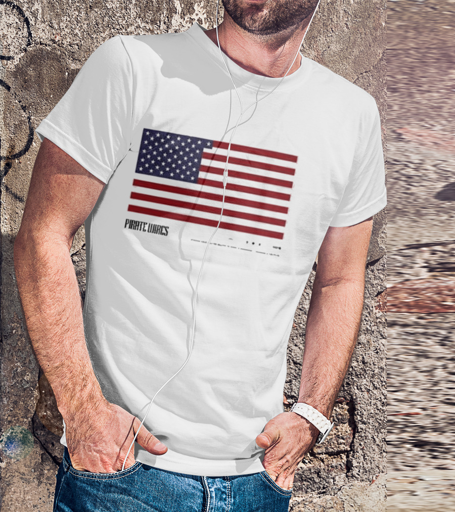 Pirate Wires Moon Should Be A State US Flag T-Shirt