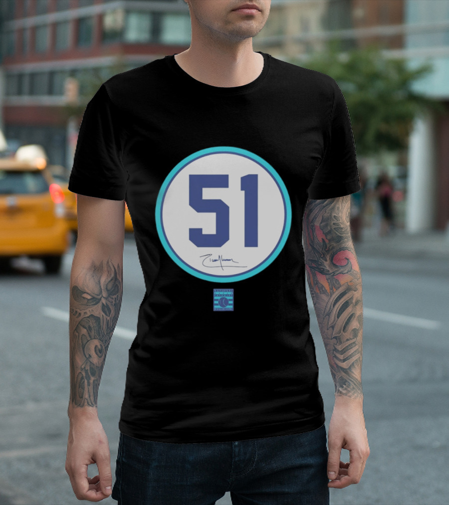 Randy Johnson Seattle Mariners 51 2015 National Baseball Hall Of Fame Induction T-Shirt