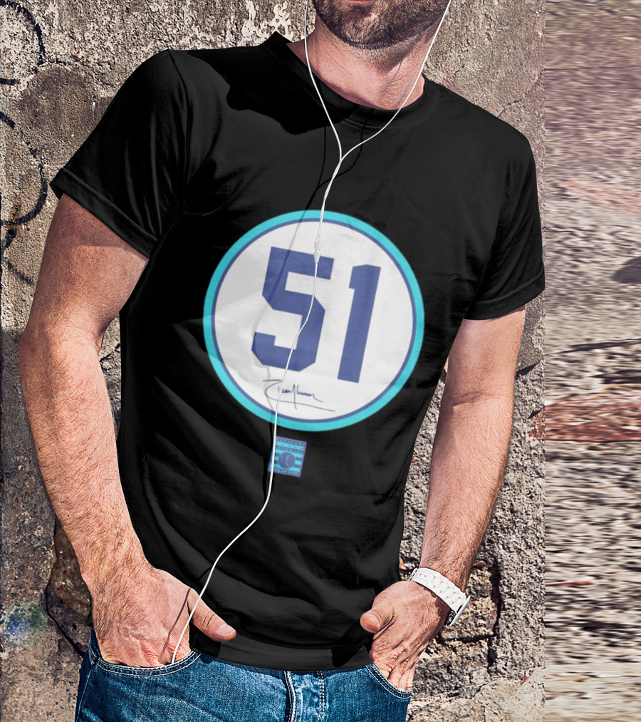 Randy Johnson Seattle Mariners 51 2015 National Baseball Hall Of Fame Induction T-Shirt