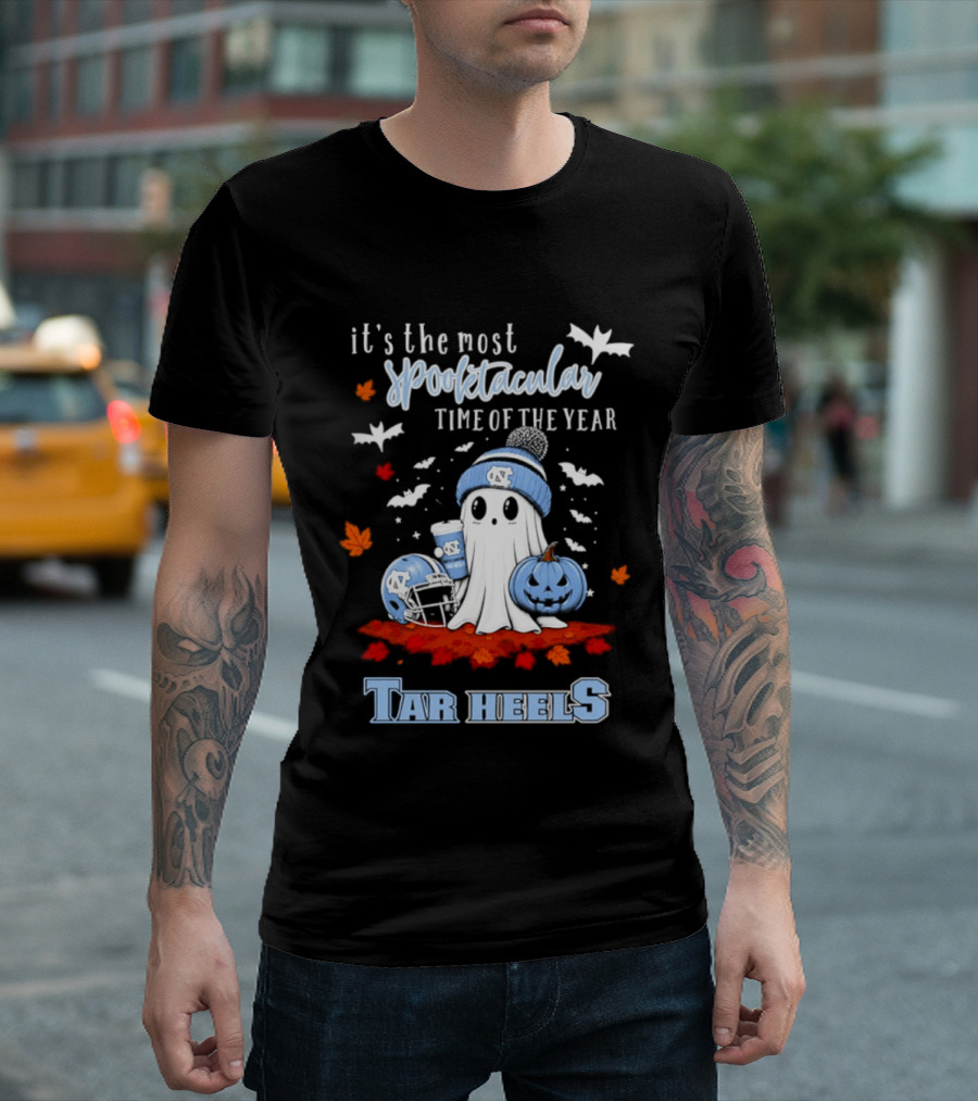North Carolina Tar Heels Ghost Spooktacular Halloween 2026 Celebration T-Shirt