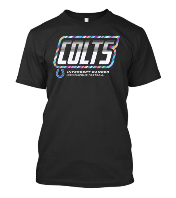 Indianapolis Colts Intercept Cancer Indianapolis Football Crucial Catch 2026 T-Shirt