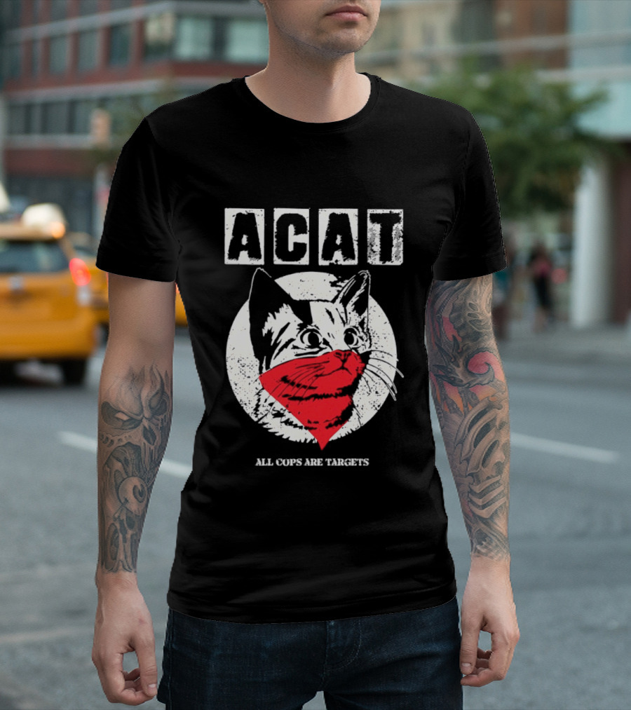 ACAT All Cops Are Targets Cat Bandana T-Shirt