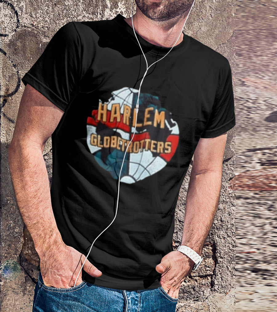 Harlem Globetrotters Basketball Globe T-Shirt