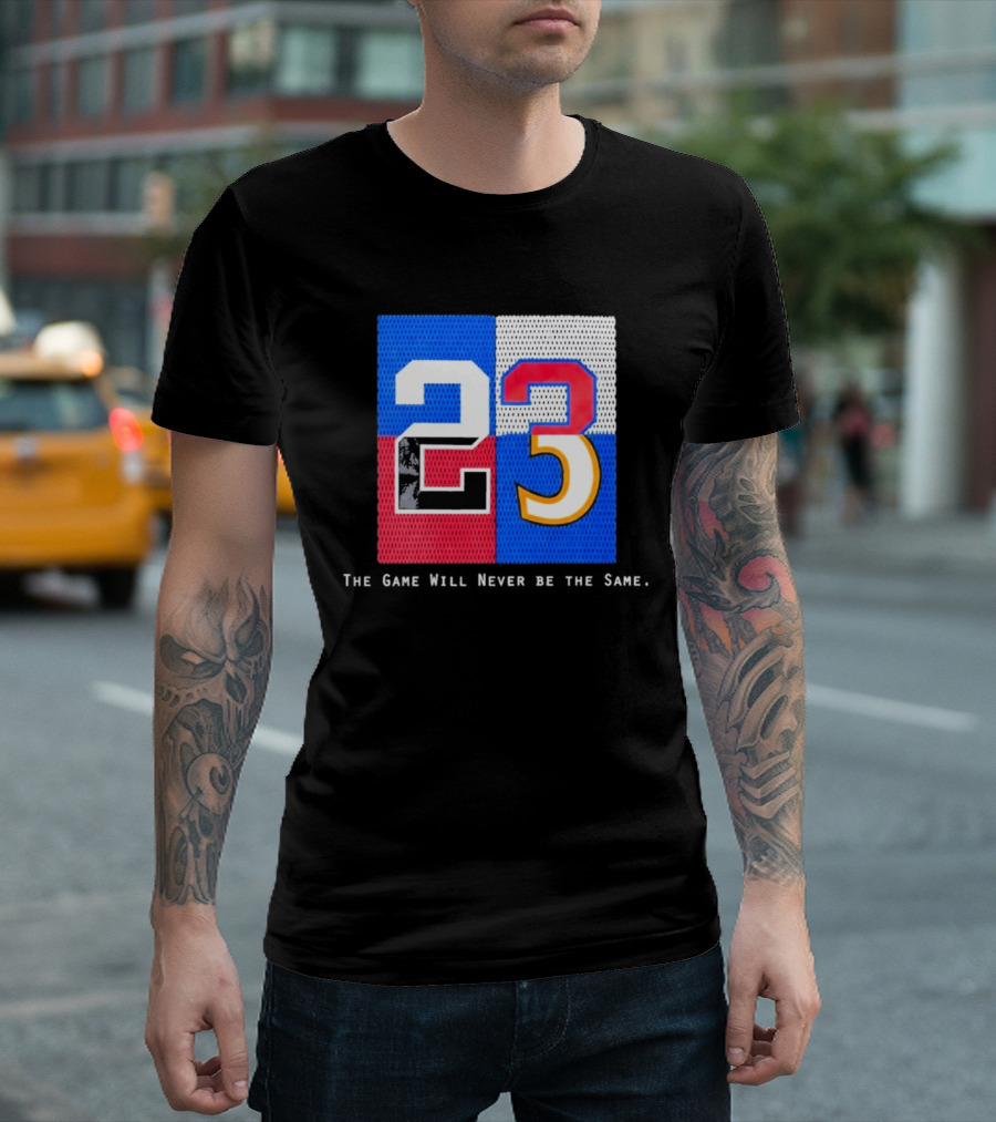 Shota Imanaga 23 The Game Will Never Be The Same Colorful Number Mashup T-Shirt