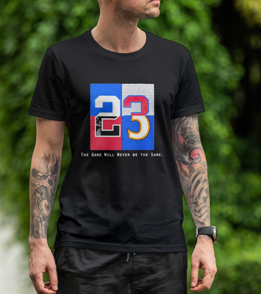 Shota Imanaga 23 The Game Will Never Be The Same Colorful Number Mashup T-Shirt