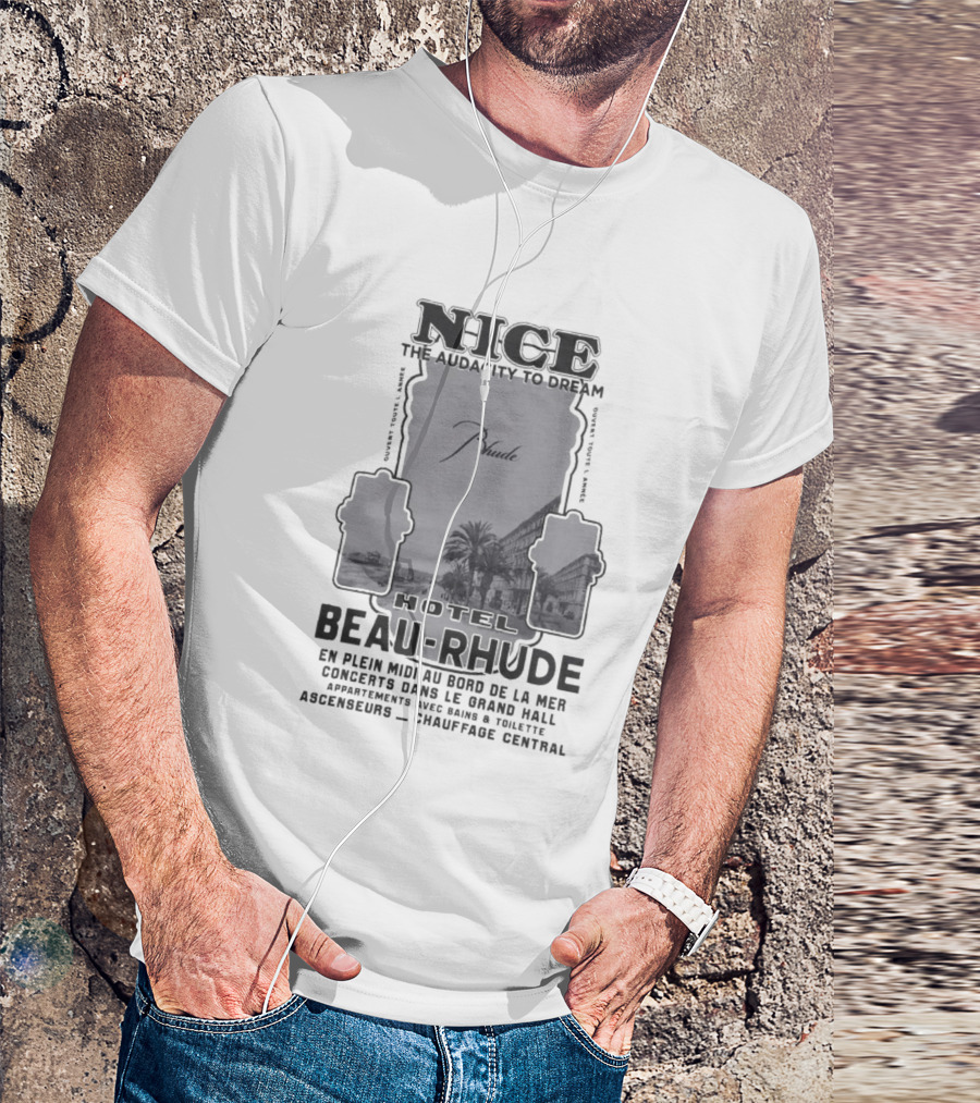 Hotel Beau RHUDE Nice The Audacity To Dream Concerts Dans Le Grand Hall T-Shirt