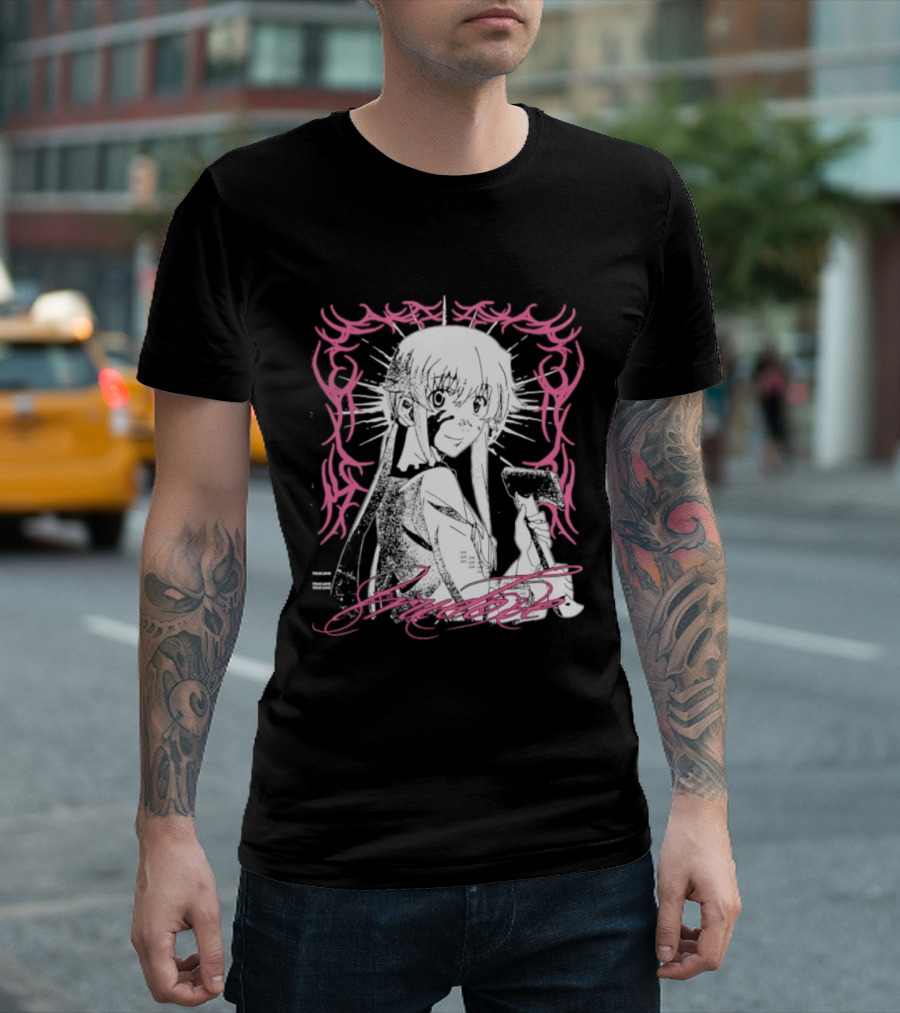 Awesome Yuno Gasai True Love Future Diary Anime Romantic Fan Favorite T-Shirt