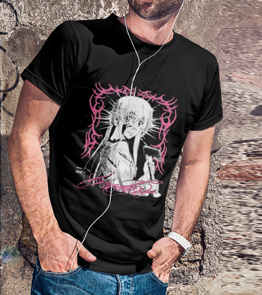 Awesome Yuno Gasai True Love Future Diary Anime Romantic Fan Favorite T-Shirt