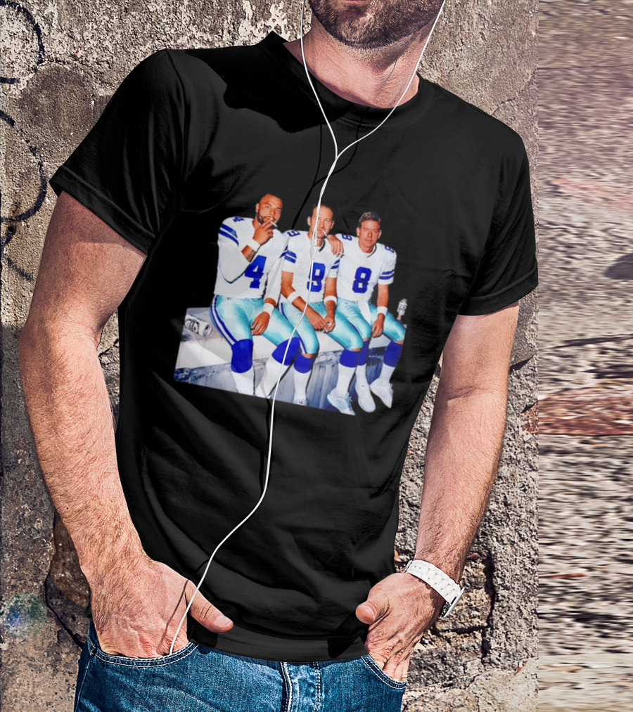 Klayton Adams Christian Parker Brandon Aubrey Dallas Cowboys Smoking Jerseys T-Shirt