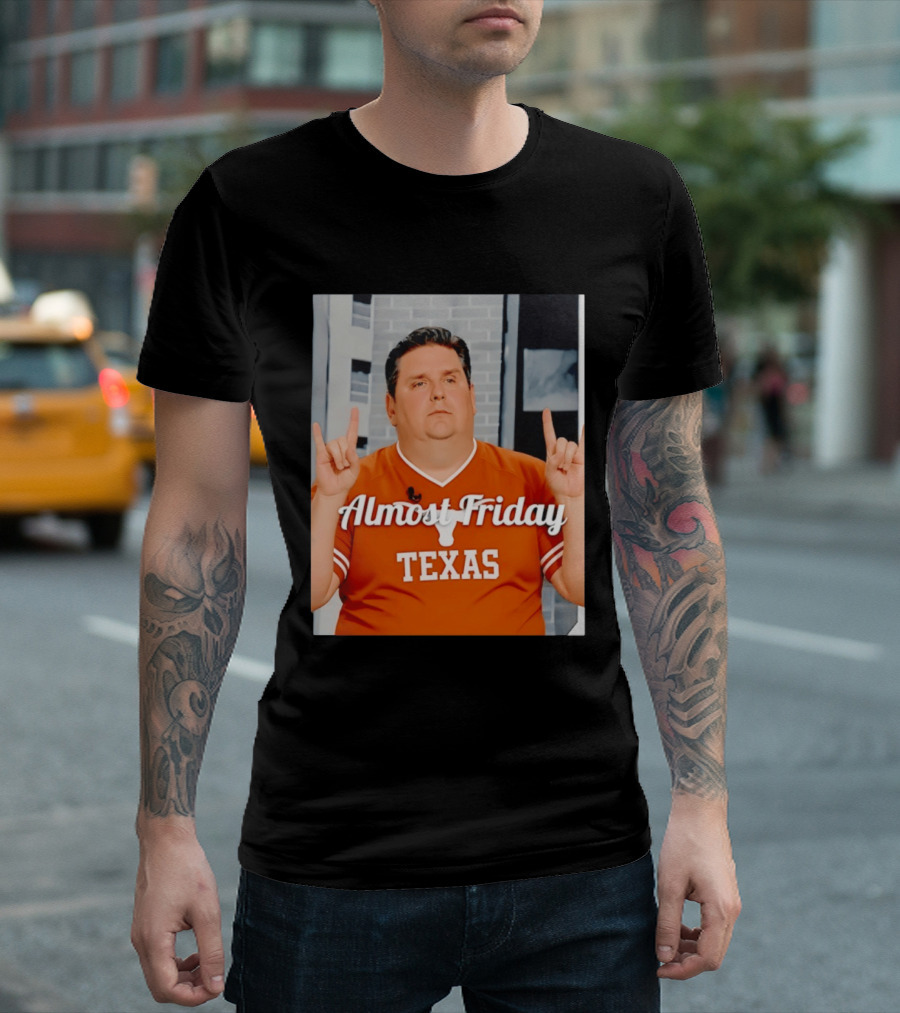 Almost Friday Texas Longhorn Hook 'EM T-Shirt