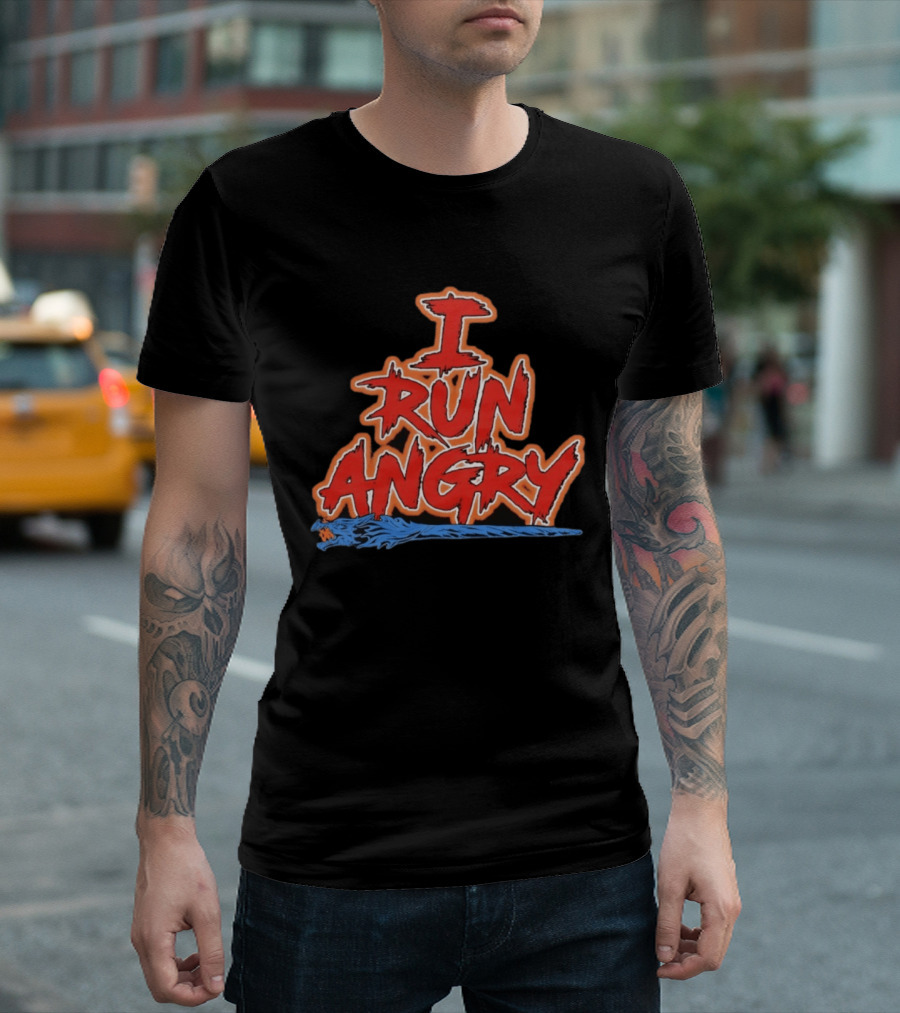 I Run Angry 2026 Tour T-Shirt