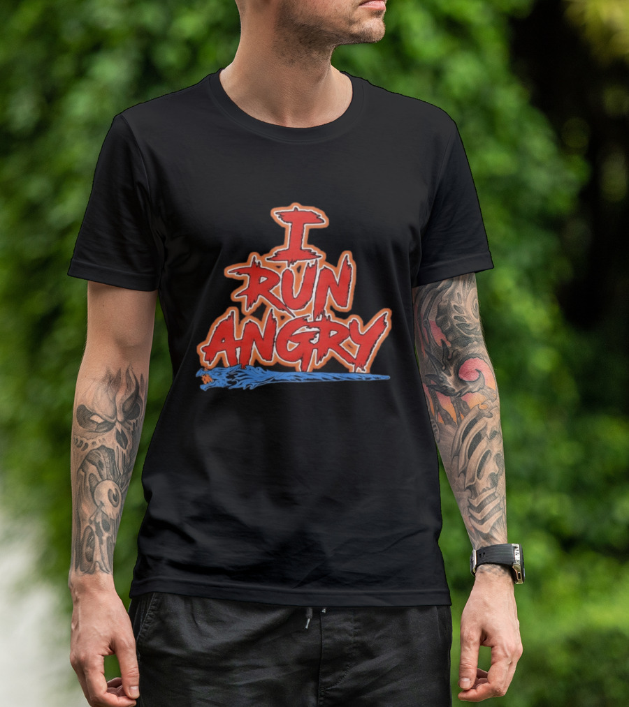 I Run Angry 2026 Tour T-Shirt