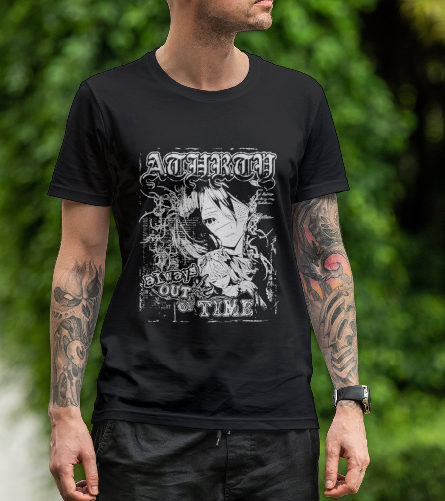 Atharty Always Out Of Time Anime Girl T-Shirt