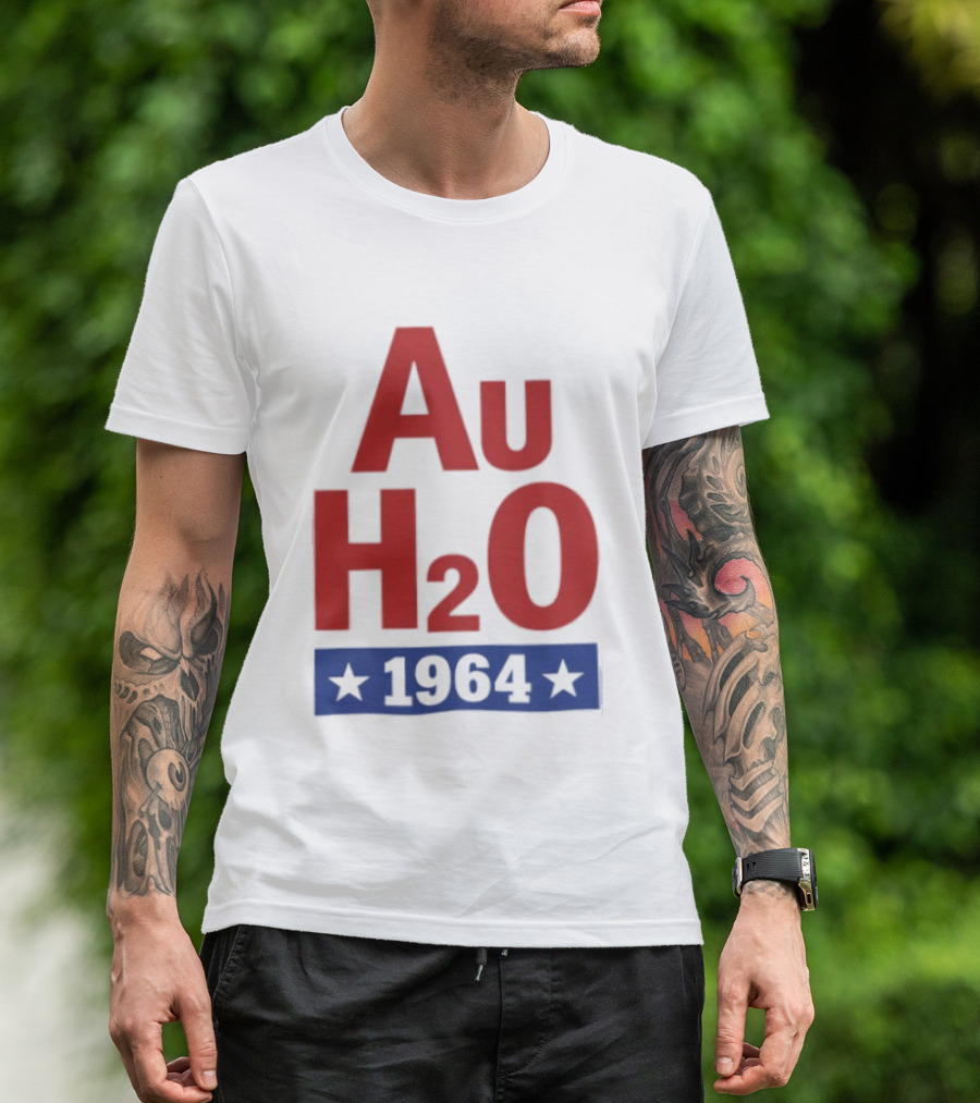 Au H2O 1964 Barry Goldwater Chemistry Political Campaign T-Shirt