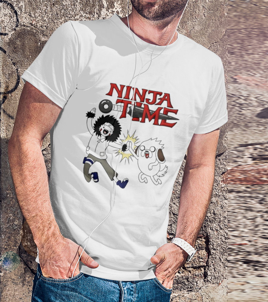 Ninja Time Kiba Inuzuka And Akamaru High Five Adventure T-Shirt