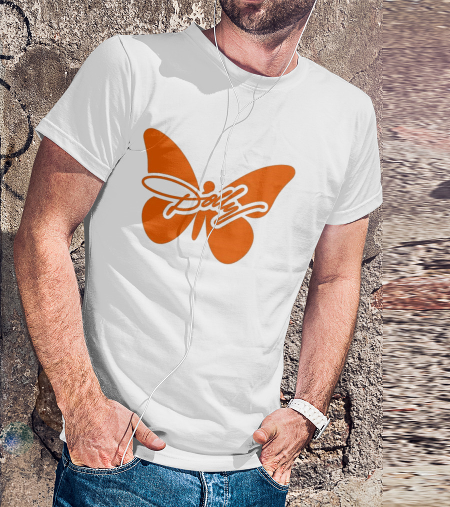 Dolly Parton Butterfly Orange Country Legend T-Shirt