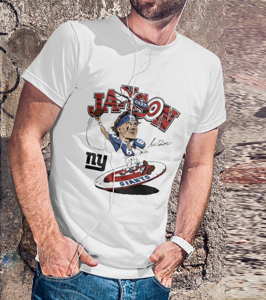 Jaxson New York Giants Football Caricature Ny Giants T-Shirt