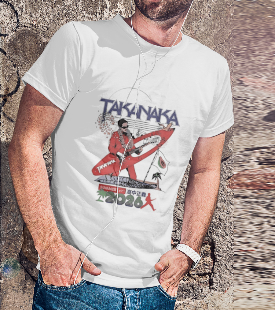Takanaka Summer Tour 2026 Masayoshi Takanaka Guitar T-Shirt