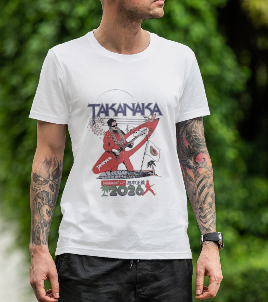 Takanaka Summer Tour 2026 Masayoshi Takanaka Guitar T-Shirt