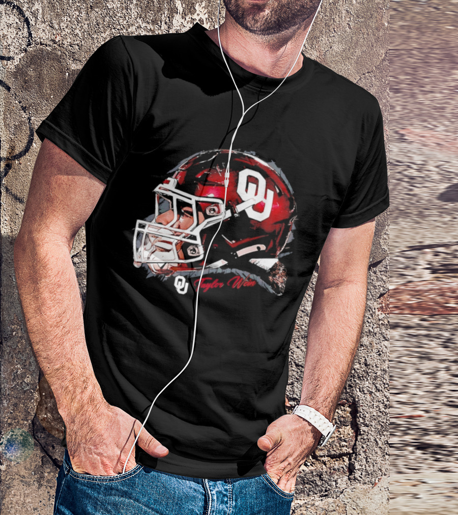 Oklahoma Sooners Football OU Helmet Taylor Wein T-Shirt