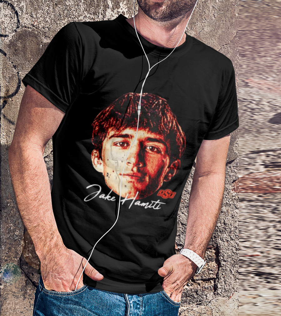 Jake Hamiti Oklahoma State Wrestling OSU Swag T-Shirt