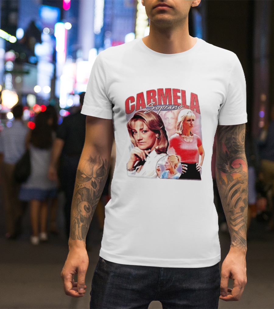 Carmela Soprano Character Collage T-Shirt