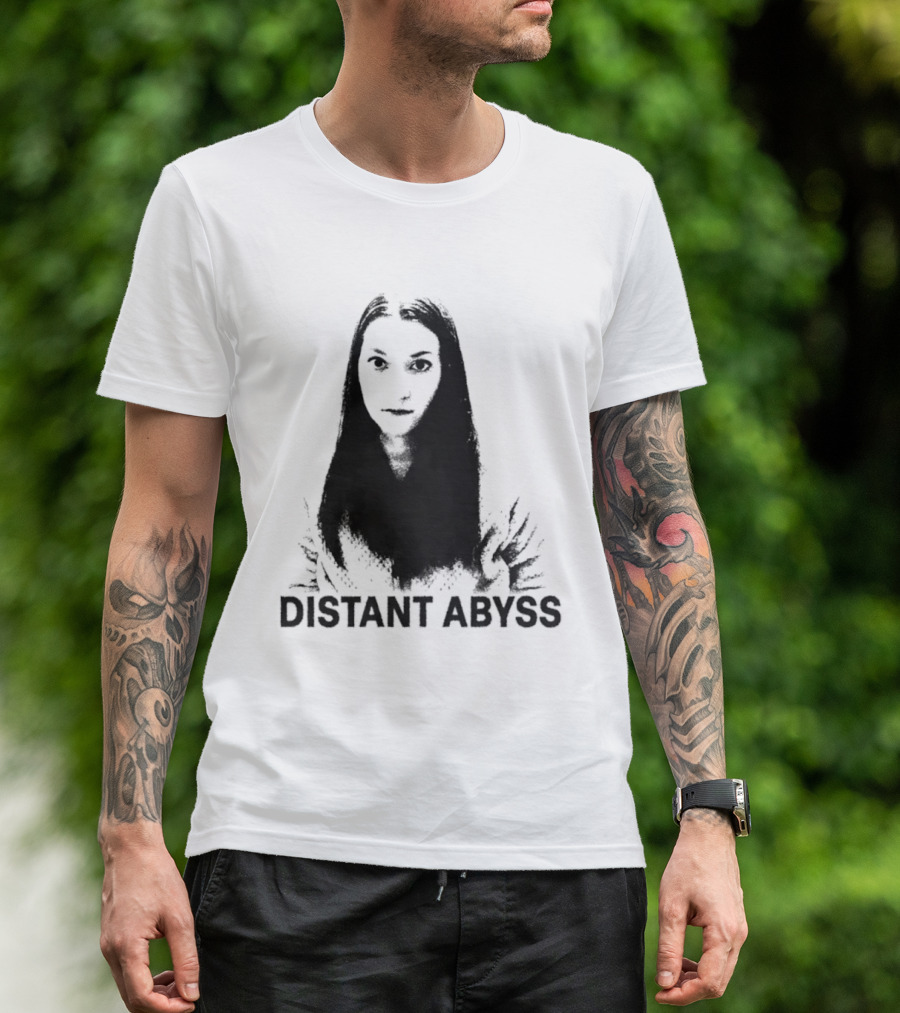 Distant Abyss Gothic Dark Aesthetic Minimalist T-Shirt