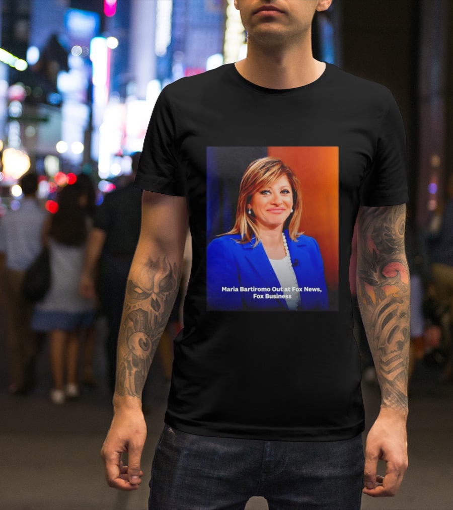 Maria Bartiromo Departure Fox Business News Media T-Shirt