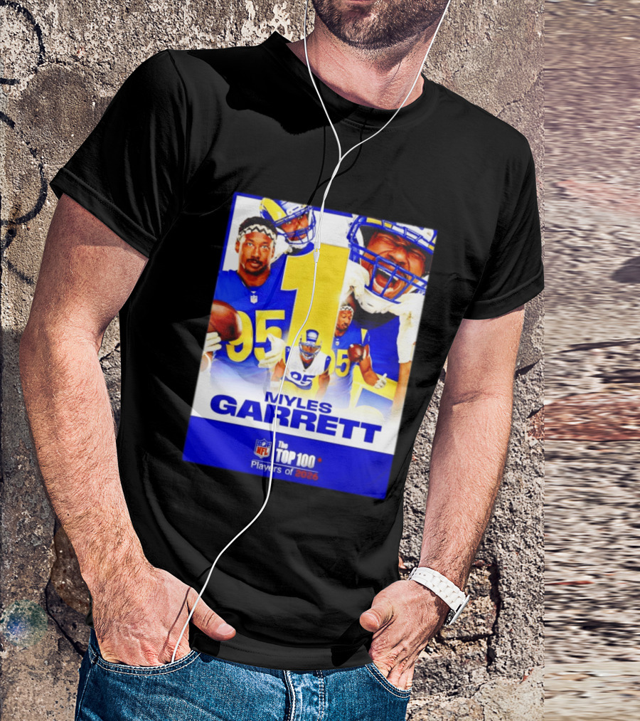 Myles Garrett Rams NFL Top 100 Players 2026 T-Shirt