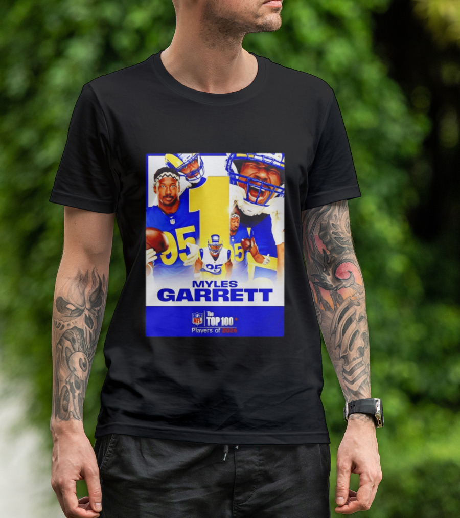 Myles Garrett Rams NFL Top 100 Players 2026 T-Shirt