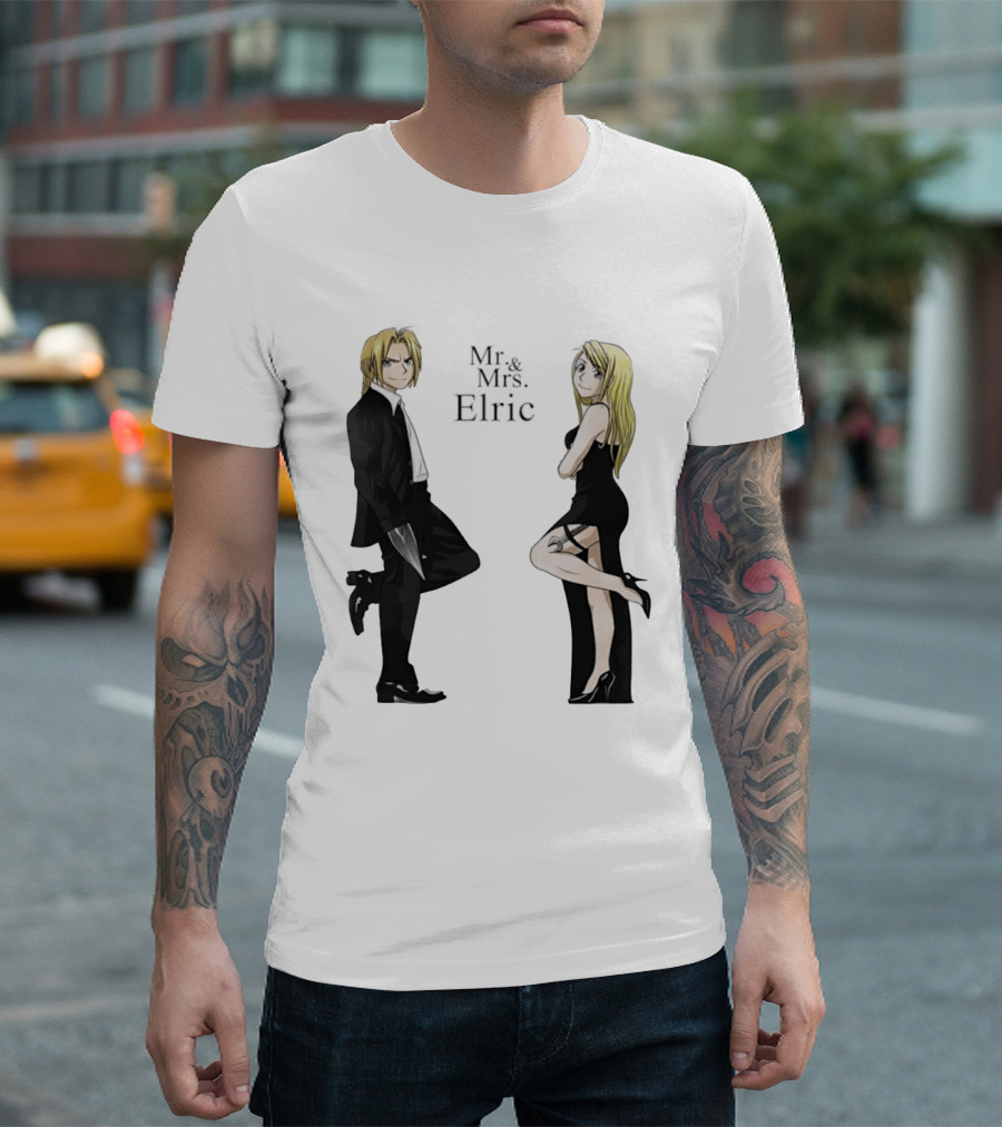 Edward Elric And Winry Rockbell Mr. And Mrs. Elric T-Shirt