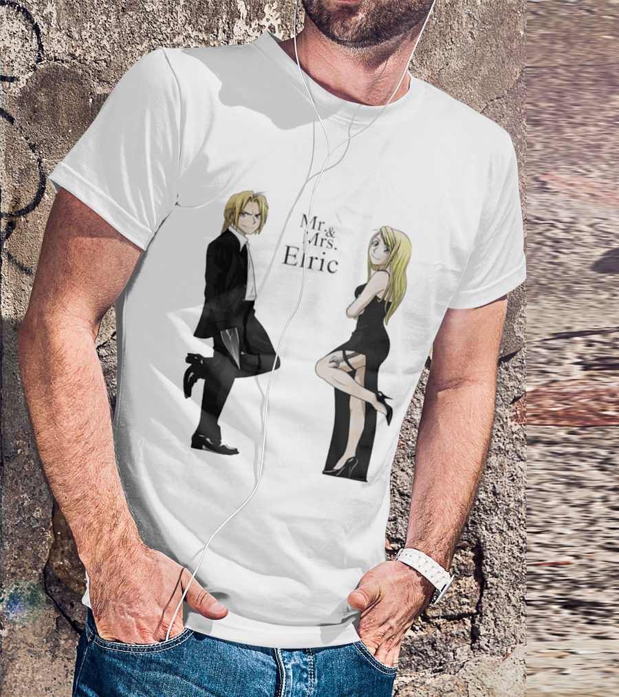 Edward Elric And Winry Rockbell Mr. And Mrs. Elric T-Shirt
