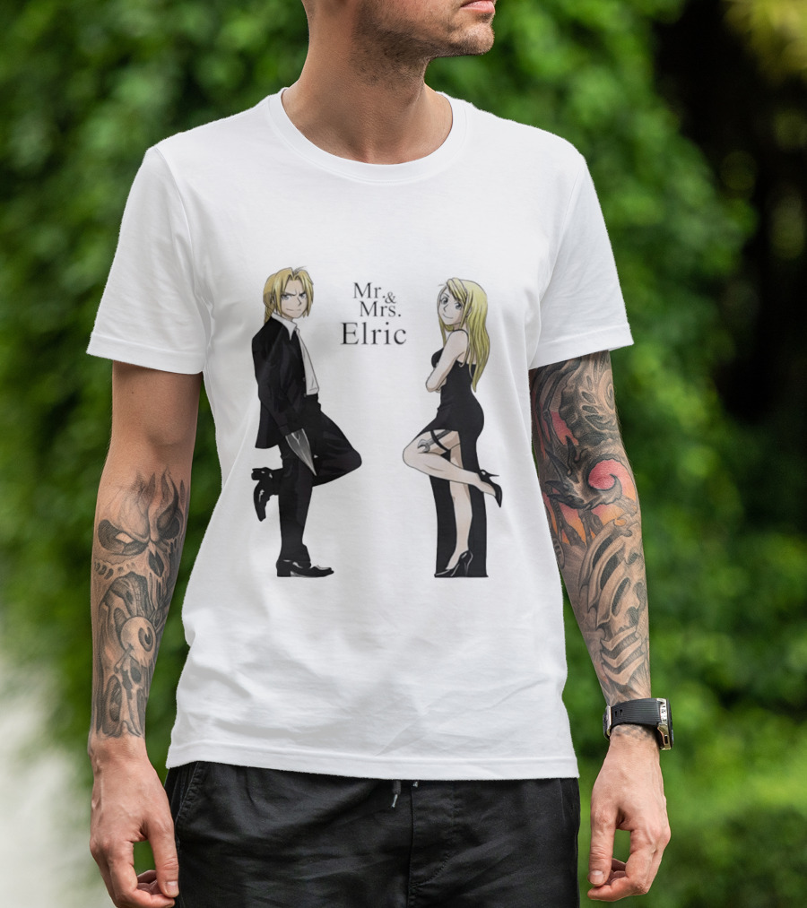 Edward Elric And Winry Rockbell Mr. And Mrs. Elric T-Shirt