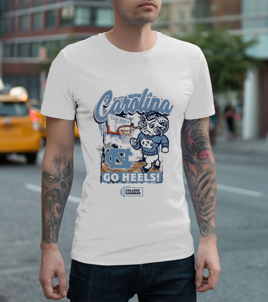 Carolina Tar Heels UNC 2026 College GameDay Go Heels T-Shirt