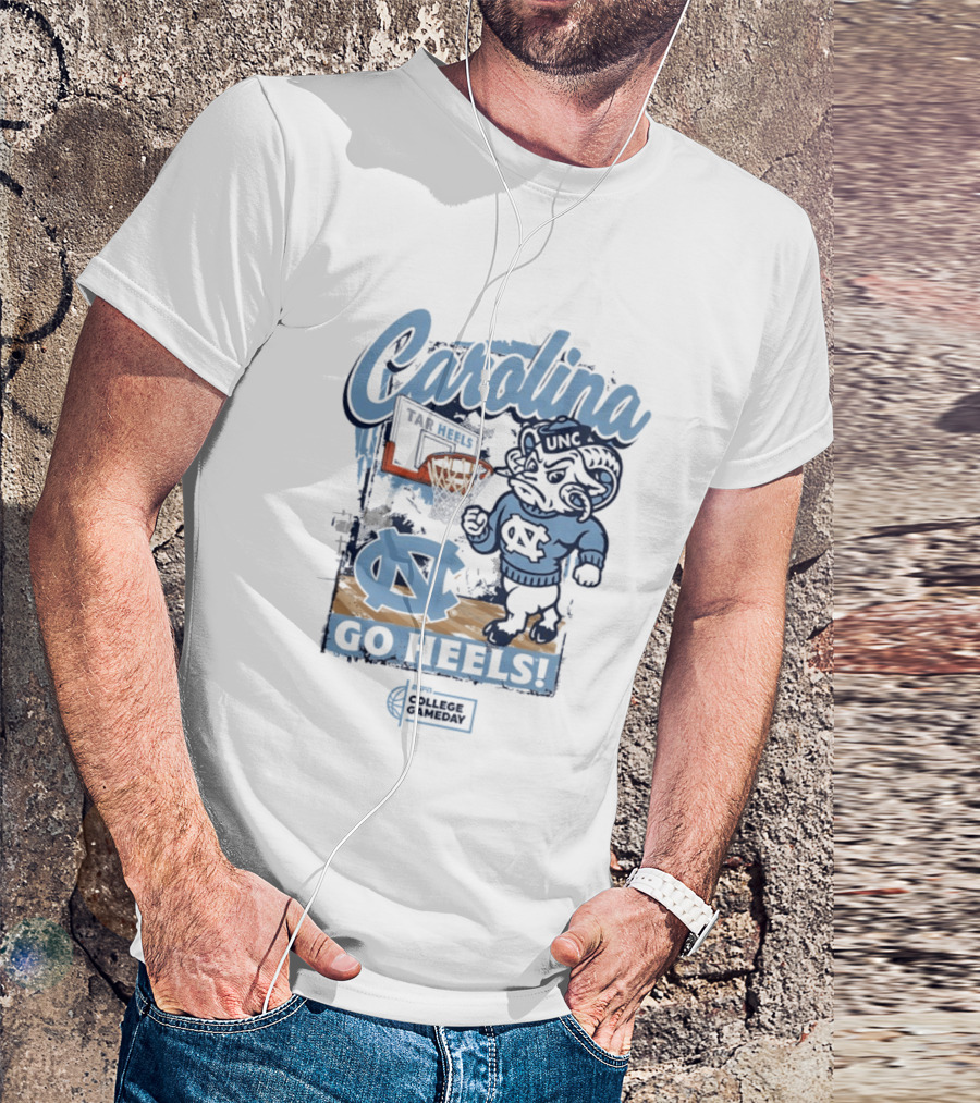 Carolina Tar Heels UNC 2026 College GameDay Go Heels T-Shirt