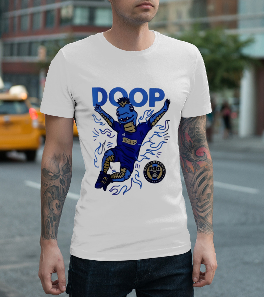 Philadelphia Union Phang Doop Celebration Bimbo Soccer T-Shirt