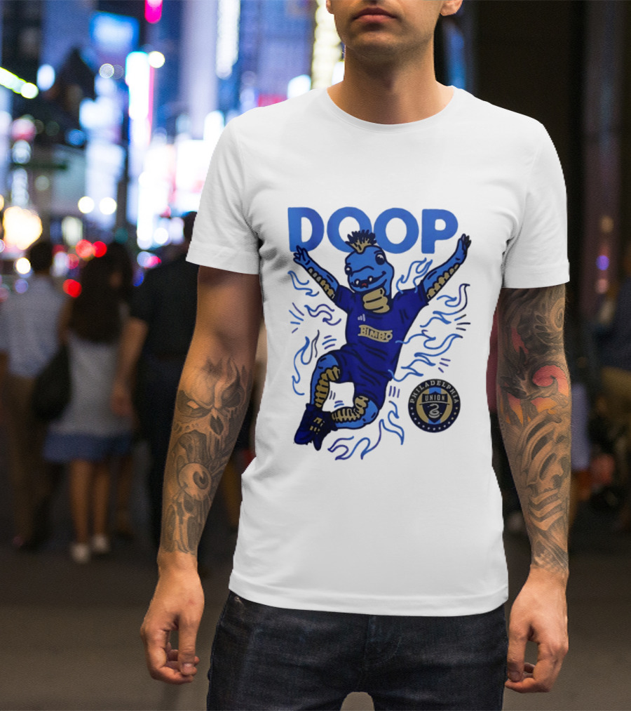 Philadelphia Union Phang Doop Celebration Bimbo Soccer T-Shirt