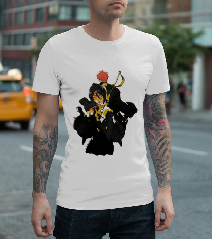 Rukia Kuchiki And Ichigo Kurosaki Spirit Battle Bleach Anime Fan Favorite Characters T-Shirt